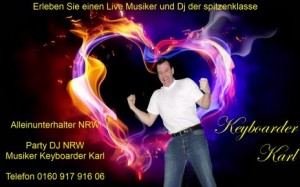 Alleinunterhalter NRW mit Party Dj NRW zum Hochzeit, Geburtstag Stadtfest und Schützenfest Festpreis