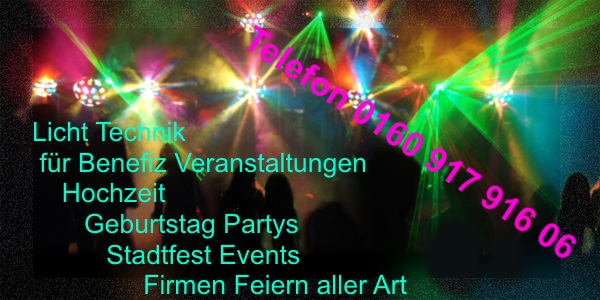 Lichjt Technik Dj NRW Party Musiker Nordrhein Westfalen Alleinunterhalter NRW